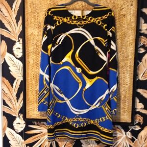 Julie Brown Chain Print Dress